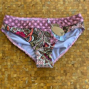 Prana Ramba Athletic Swimsuit Bikini Bottom M
